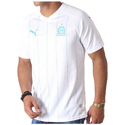 Ensembles de survêtement TEE-SHIRT OM HOME REPLICA - WHITE- AZUR - S - Puma - Modalova