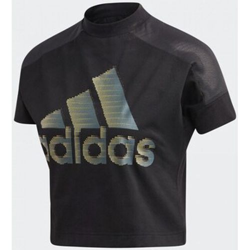 T-shirt W ID GLAM TEE - BLACK - XS - adidas - Modalova
