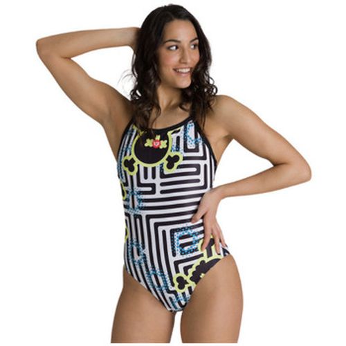 Maillots de bain W CRAZY LABYRINTH LIGHT DROP BACK O - BLACK-MULTI - 36 - Arena - Modalova