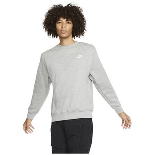 Sweat-shirt SWEATSHIRT CLUB CRW BB - DK GREY HEATHER/WHITE - XS - Nike - Modalova