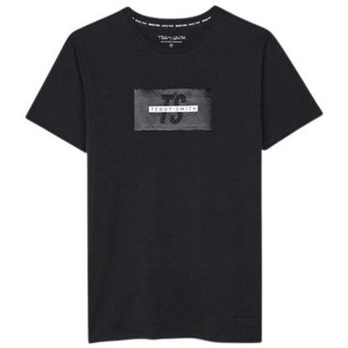 T-shirt TEE-SHIRT T-DARIUS MC - CHARBON - 2XL - Teddy Smith - Modalova