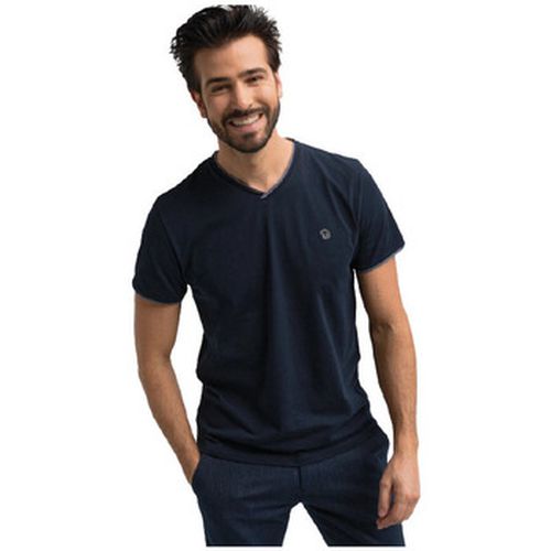 T-shirt TEE-SHIRT TUJIANO COL V - Marine - 3XL - Benson&cherry - Modalova