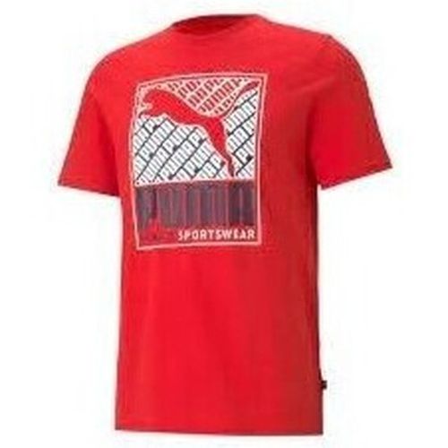 T-shirt TEE SHIRT ROUGE - HIGH RISK RED - S - Puma - Modalova