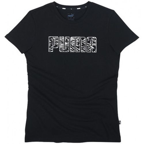 T-shirt TEE-SHIRT - BLACK / WHITE - XL - Puma - Modalova