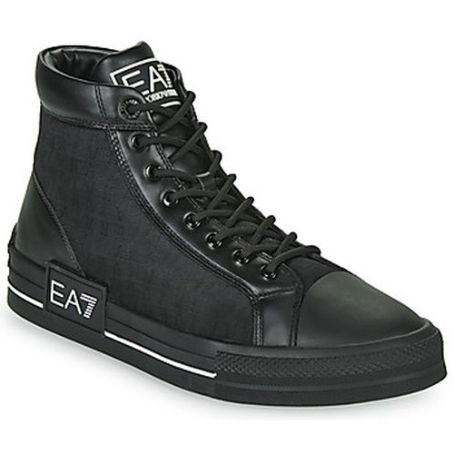 Baskets montantes JACQUARD SNEAKER - Emporio Armani EA7 - Modalova