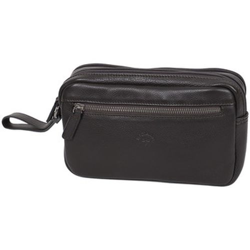 Sacoche Pochette Cuir De Vachette Grainé 89610 - 2 Compartiments - Katana - Modalova