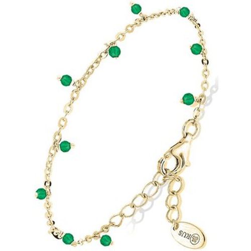Bracelets Bracelet Argent Petites Goutte Perles Pierre Onyx Vert - Orusbijoux - Modalova