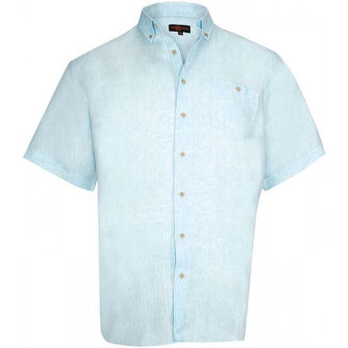 Chemise chemisette en lin monte carlo turquoise - Doublissimo - Modalova