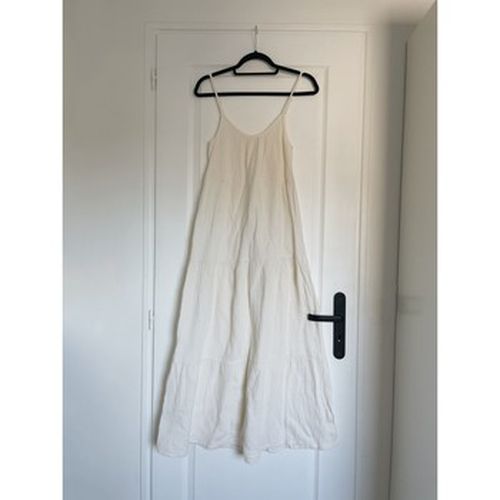Robe Robe blanche gaz de coton Gémo - Gemo - Modalova
