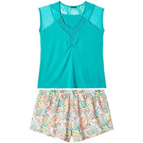 Pyjamas / Chemises de nuit Top short turquoise Ukulele - Pomm'poire - Modalova