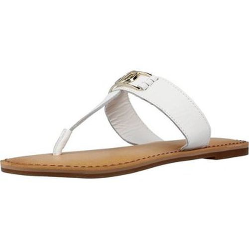 Sandales TH HARDWARE FLAT LEATHER - Tommy Hilfiger - Modalova