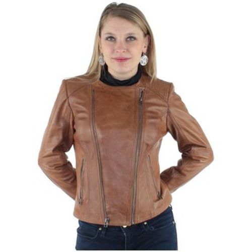 Blouson Blouson en cuir agneau ref 34732 gold - Giovanni - Modalova