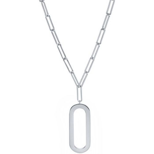 Collier Collier Chaine Argent Rhodié Ovale Eva - Orusbijoux - Modalova