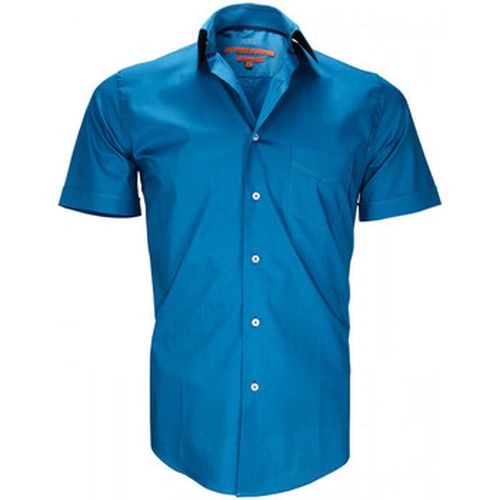 Chemise chemisette en popeline coastgrove bleu - Andrew Mc Allister - Modalova