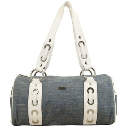 Sac a main Sac bowling - fabrication France- Toile / Cuir - Bleu - Texier - Modalova