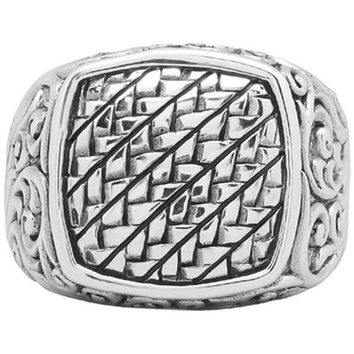 Bijoux Bague Chevalière Argent Motifs Tribal Et - Orusbijoux - Modalova