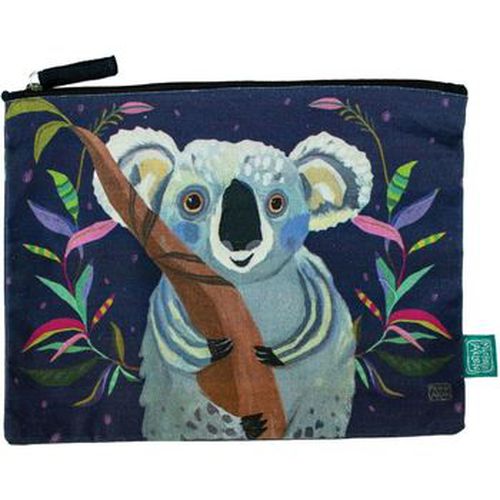 Trousse Grande Pochette plate Le Koala en coton décorée Allen - Enesco - Modalova