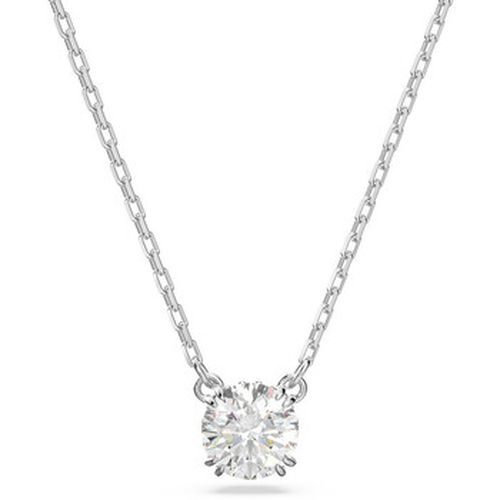 Collier Pendentif Constella rhodié rond - Swarovski - Modalova