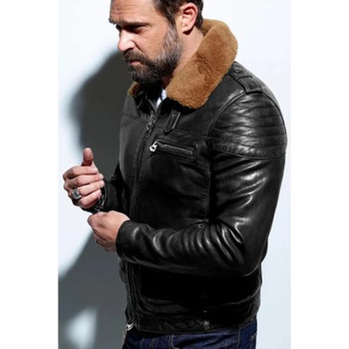 Veste PIRATE FUR LAMB ERMIS BLACK - Daytona - Modalova