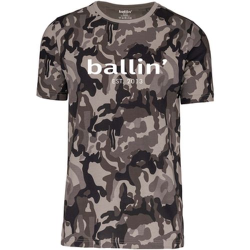 T-shirt Grijs Camouflage Shirt - Ballin Est. 2013 - Modalova