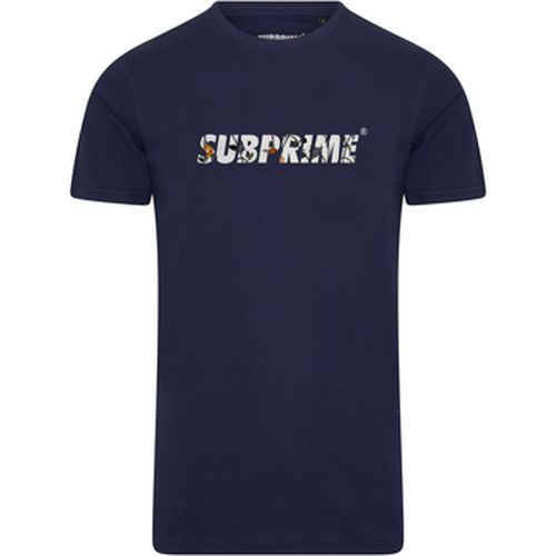 T-shirt Subprime Shirt Flower Navy - Subprime - Modalova