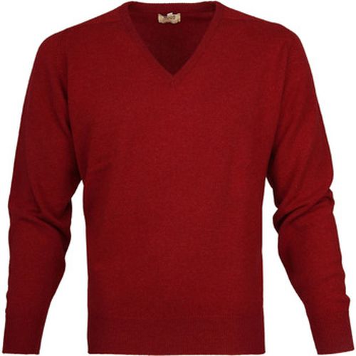 Sweat-shirt Pull Laine d'Agneau Col-V Poppy - William Lockie - Modalova