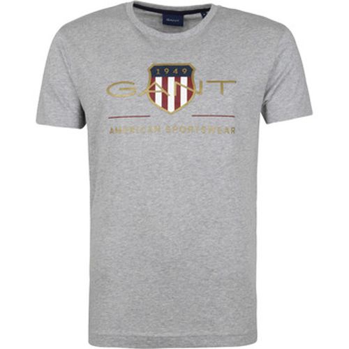 T-shirt Gant T-shirt Logo Gris - Gant - Modalova