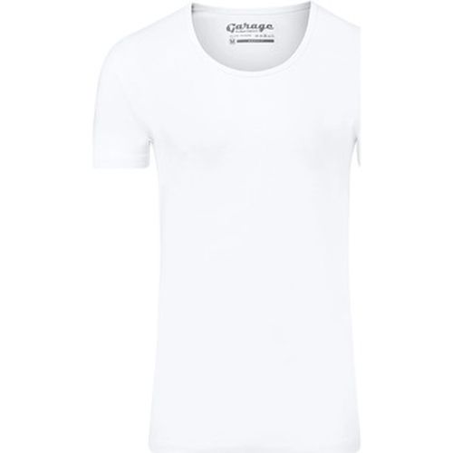T-shirt Stretch Basique Col Rond Profond - Garage - Modalova