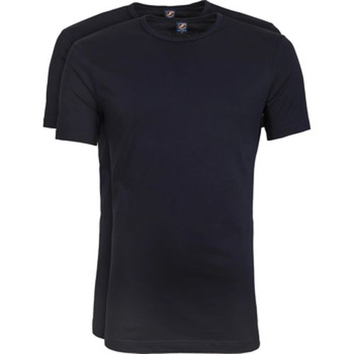 T-shirt Ota T-Shirt col Rond Marine 2-Pack - Suitable - Modalova