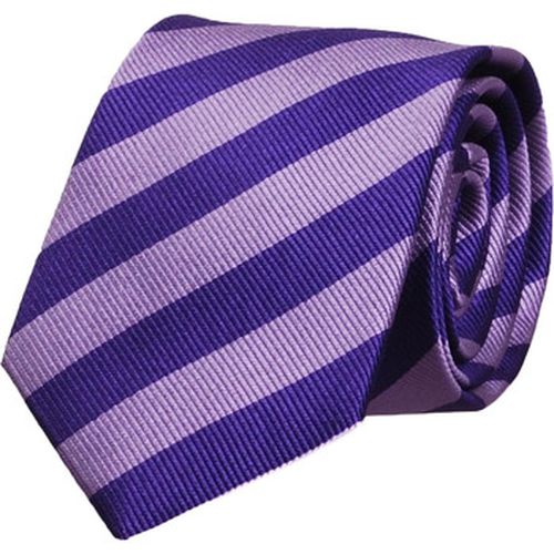 Cravates et accessoires Cravate Soie Lilas Violet Profond Rayures FD04 - Suitable - Modalova