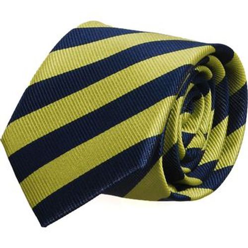Cravates et accessoires Cravate Soie Citron Rayures Marine FD03 - Suitable - Modalova