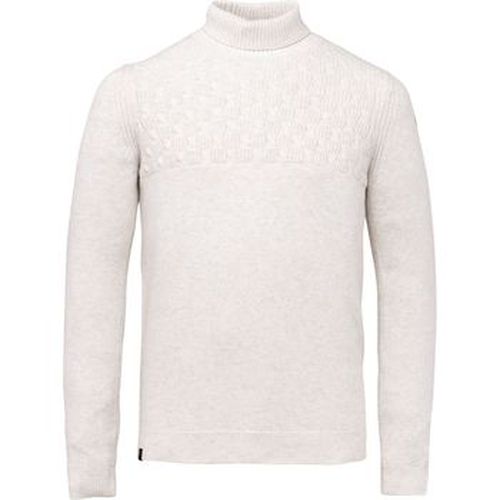 Sweat-shirt Pull Col Roulé Tricoté Blanc Cassé - Vanguard - Modalova