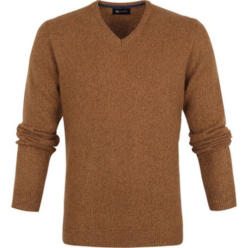 Sweat-shirt Pull Agneline Col-V Camel - Suitable - Modalova