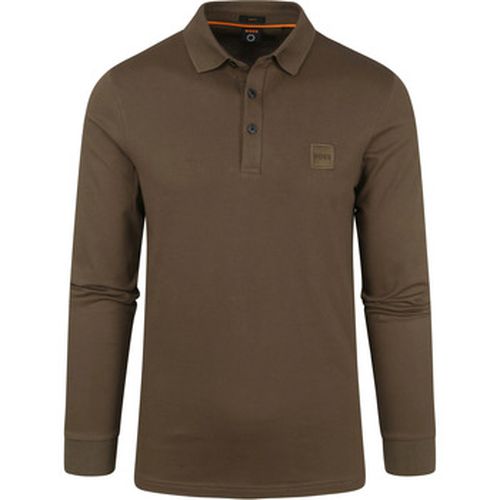 T-shirt Polo Passerby ML Foncé - BOSS - Modalova