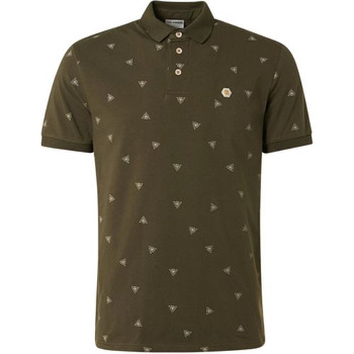 T-shirt Polo Impression Foncé - No Excess - Modalova