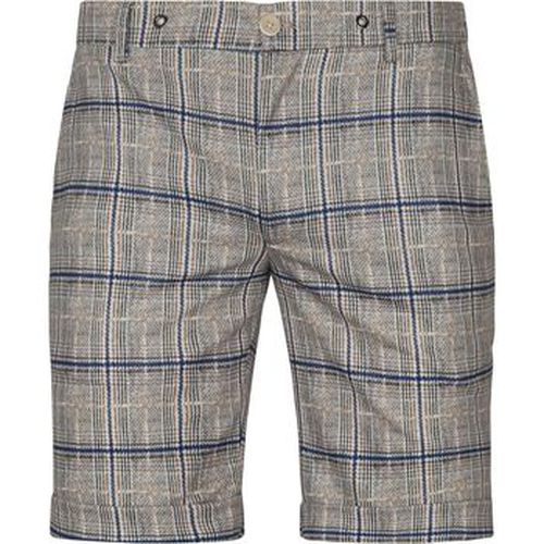 Pantalon Short Jim Beige A Carreaux - Blue Industry - Modalova