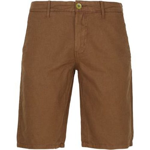 Pantalon Short Garment Dyed Camel - No Excess - Modalova