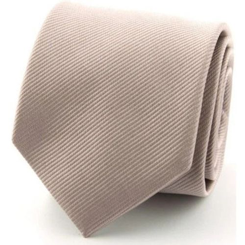 Cravates et accessoires Cravate Soie Taupe Uni F69 - Suitable - Modalova