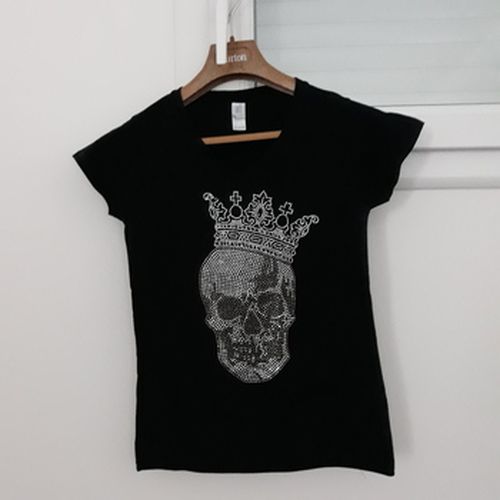 T-shirt Tee-shirt motif tête de mort - Gildan - Modalova