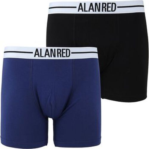 Caleçons Lot de 2 Boxer-shorts Bleu Foncé - Alan Red - Modalova