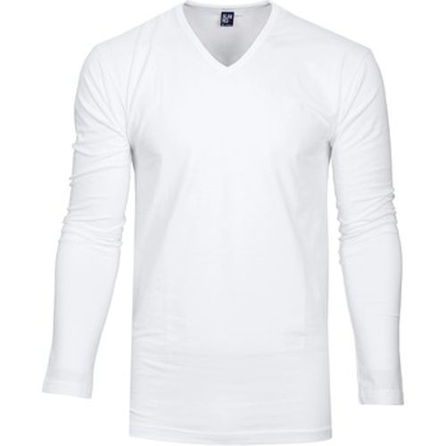 T-shirt T-Shirt Oslo Col-V Manches Longues - Alan Red - Modalova