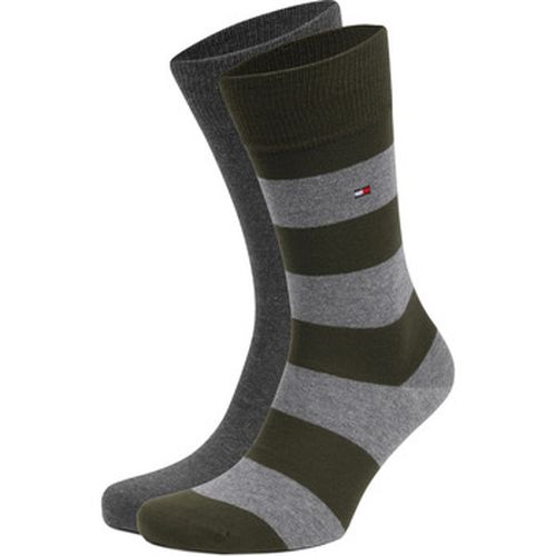 Socquettes Chaussettes 2 Paires Rugby Gris - Tommy Hilfiger - Modalova