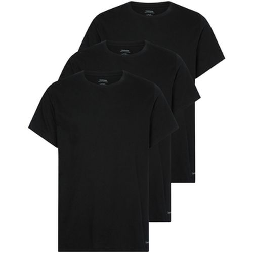 T-shirt Tee-shirts coton col rond, lot de 3 - Calvin Klein Jeans - Modalova