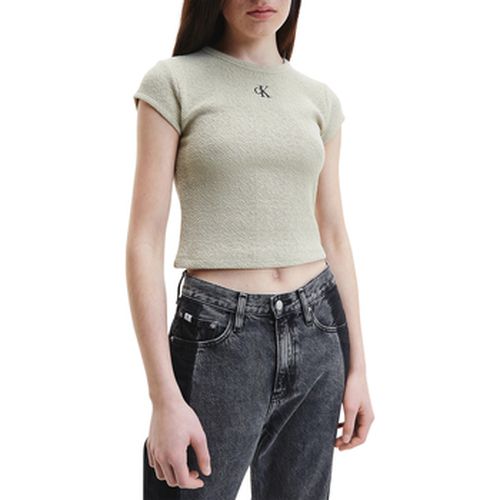 T-shirt T-shirt col rond droite - Calvin Klein Jeans - Modalova
