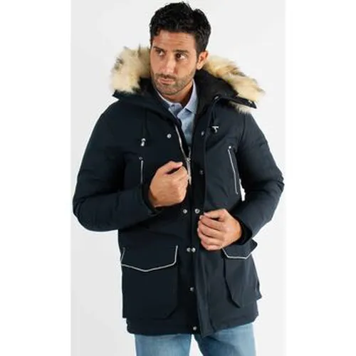 Parka Doudoune mi-longue navy mario silver - Paragoose - Modalova