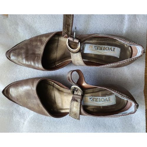 Chaussures escarpins Escarpins à brides patinés or - Ivoires - Modalova