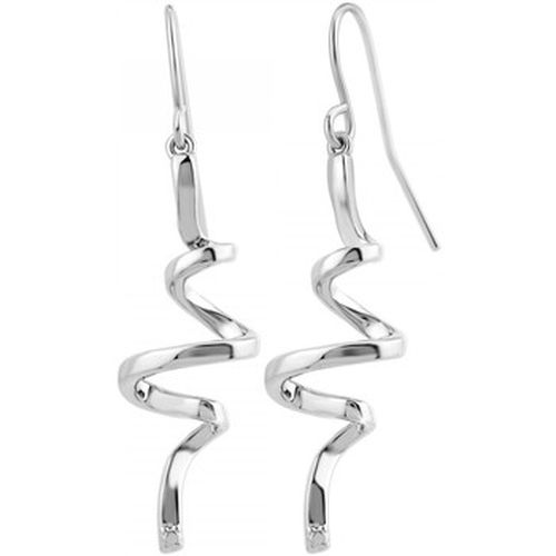 Boucles oreilles BD1549-BO-ARGENT-DIAMANT-NOIR - Sc Crystal - Modalova