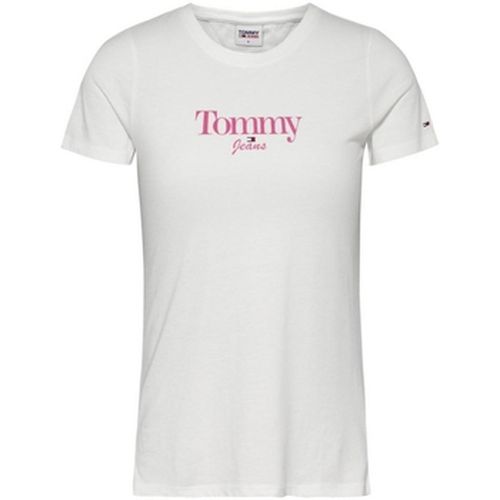 T-shirt T Shirt Ref 57225 YBL Ecru - Tommy Jeans - Modalova