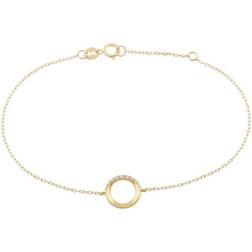 Bijoux Bracelet en or 375/1000 et zircon - Cleor - Modalova
