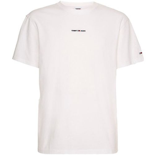 T-shirt Logo teint avec des pigments - Tommy Jeans - Modalova